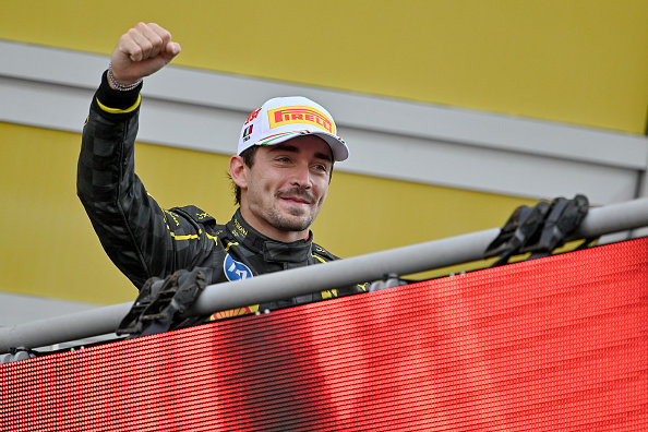 Ferrari’s Charles Leclerc charges to pole in Azerbaijan