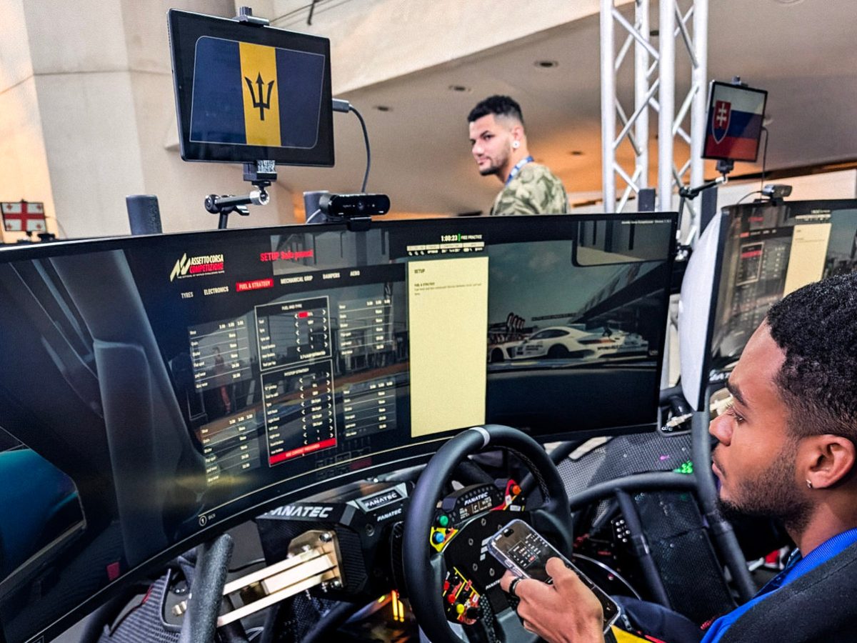 Barbadian sim racer Mark-Anthony Hinkson making waves